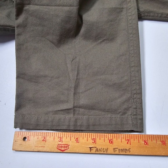 Flylow Mens Canvas Pants Size Large Green Chino Hiking Outdoor Adventurewear - Picture 13 of 14